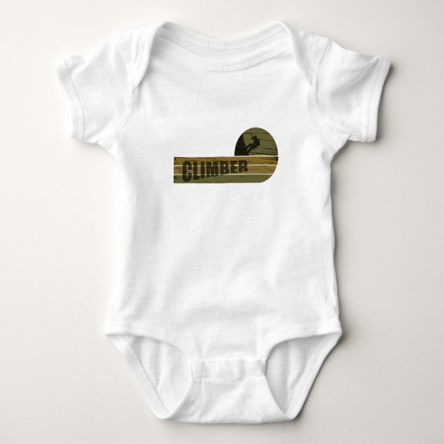 Klettersteig Vintag Baby Strampler (Vorderseite)