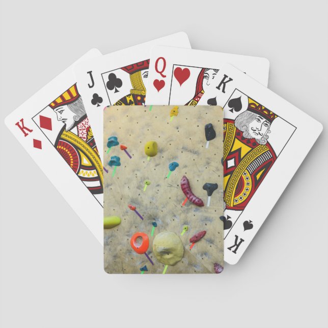 Kletterwand im Innern - Sport - Holzofen Spielkarten (Rückseite)