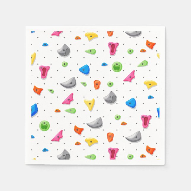 Kletterwand Serviette (Vorderseite)
