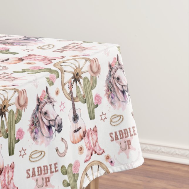 Klettverschluss Cowgirl Dusche Western Party Decke (Beispiel)