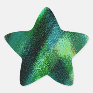 Klexos Dark Green Stern-Aufkleber