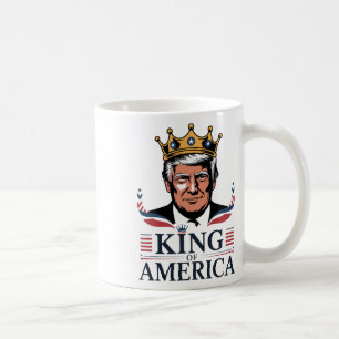 Klick-König von Amerika Präsident Trump - Lustiger Kaffeetasse
