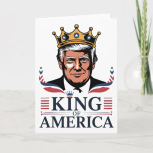 Klick-König von Amerika Präsident Trump - Lustiger Karte