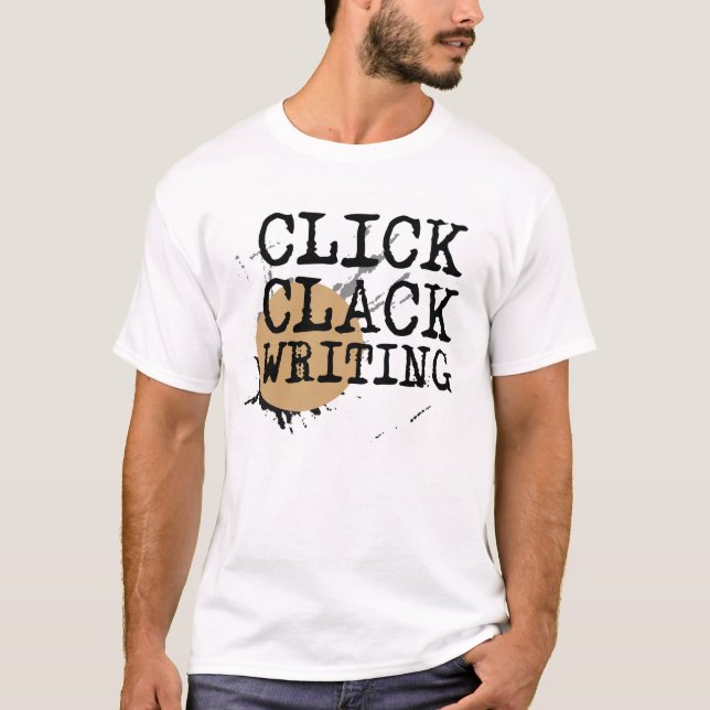 Klicken-Geklapper-Schreibens-T - Shirt (Vorderseite)