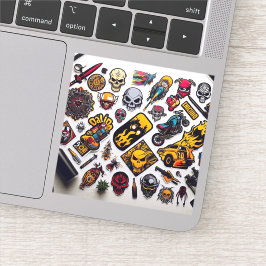 Klicken Sie auf An Zurück senden "Custom-Cut Vinyl Aufkleber
