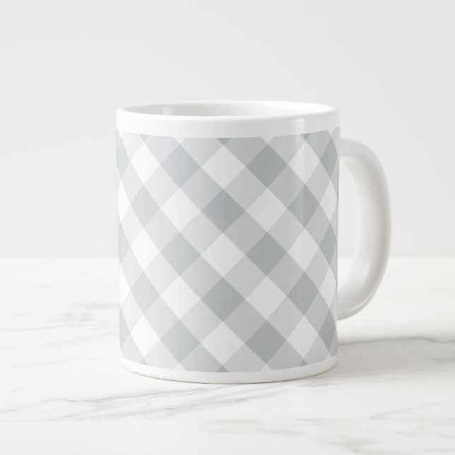 Klicken Sie auf Ändern, um die Farbe grau zu änder Jumbo-Tasse (Vorderseite Rechts)