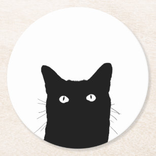 Klicken Sie auf "Cat", um die Option "Farbdekation Runder Pappuntersetzer