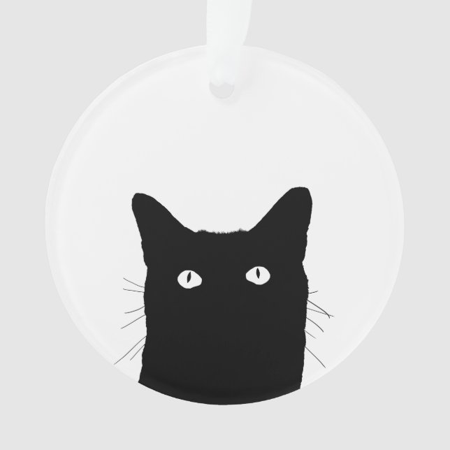 Klicken Sie auf "Cat", um eine benutzerdefinierte  Ornament (Vorderseite)