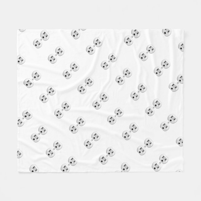 Klicken Sie auf das elektrische Plug-In, um die Fa Fleecedecke (Vorderseite (Horizontal))