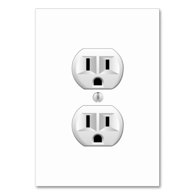 Klicken Sie auf das elektrische Plug-In, um die Fa Tischnummer (Vorderseite)
