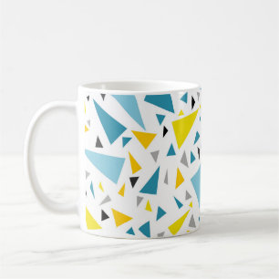 Klicken Sie auf das gelbe und blaue Dreieck, um da Kaffeetasse