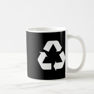 Klicken Sie auf Green-White-Recycle-Design-Standar Kaffeetasse