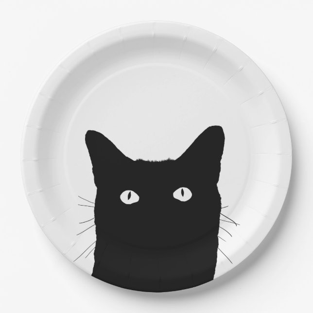 Klicken Sie auf "Katzen", um eine benutzerdefinier Pappteller (Vorderseite)