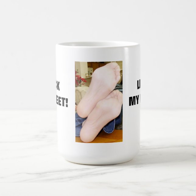 KLICKEN SIE AUF MEIN FEET! KAFFEETASSE (Mittel)