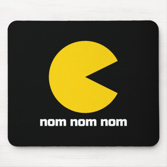 Klicken Sie auf Video Game Nom Nom Nom Mousepad (Vorne)