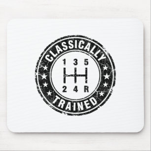 Klickend trainierter Autotyp Schaltgetriebe Stock Mousepad