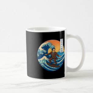 Klickender Musiker Mahler Ukiyo-e Surfing Kaffeetasse