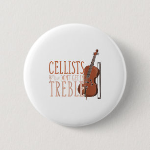 Klicker Musiker-Geschenk Musik Cello Lustige Celli Button
