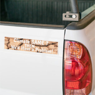 Klima DANN haben Sie ein Problem Bumper Sticke Autoaufkleber