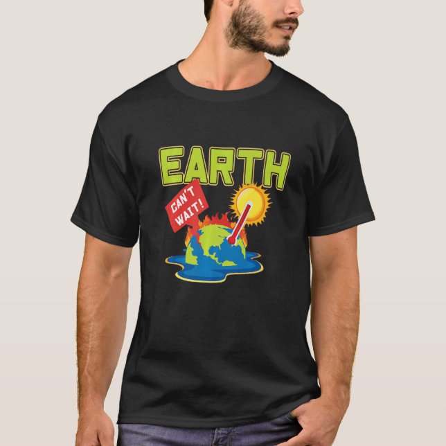 Klima Globale Natur Erdveränderung Wettersaison T-Shirt (Vorderseite)
