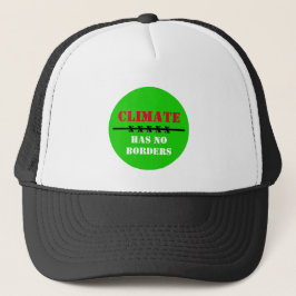 Klima hat KEINE GRENZEN - Rett Planet / Act Now Truckerkappe