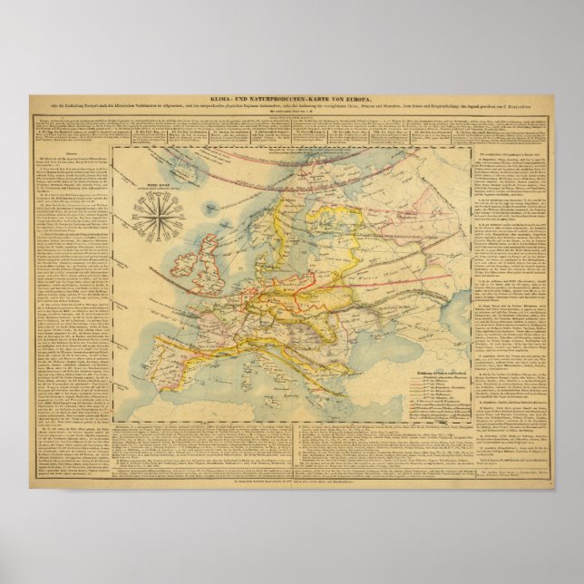 Klima in Europa Poster (Vorne)
