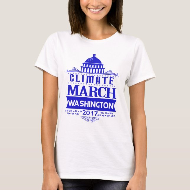 Klima-März für Justiz-T-Shirts T-Shirt (Vorderseite)