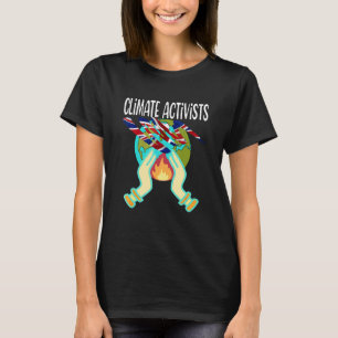Klimaaktivisten in London Klimawandel T-Shirt