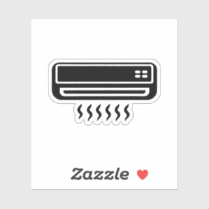 Klimaanlage Aufkleber