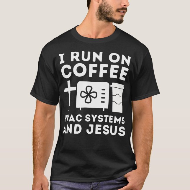 Klimaanlage für HVAC Techniker Reparatur - Kaffee T-Shirt (Vorderseite)