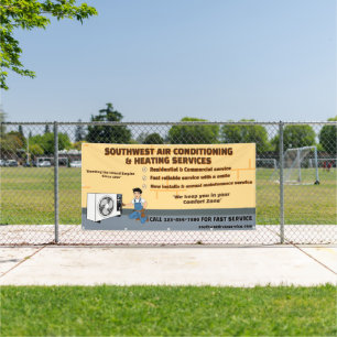 Klimaanlage Heizung HVAC Groß anpassen Banner
