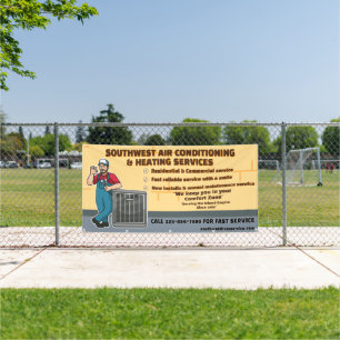 Klimaanlage Heizung HVAC Groß anpassen Banner