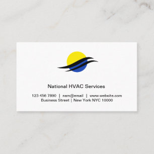 Klimaanlage HVAC Business Cards Visitenkarte