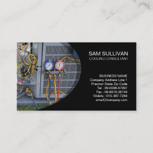 Klimaanlage Kühlkompressor Business Card Visitenkarte