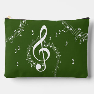 Klimactic G Clef Music Green Door Sign Zubehörtasche