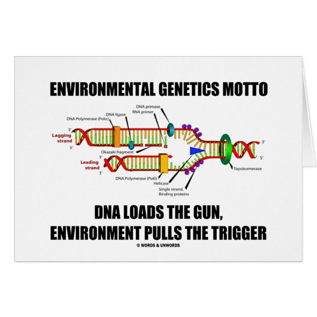 Klimalasts-Umwelt des genetik-Motto-DNS (Vorderseite (Horizontal))