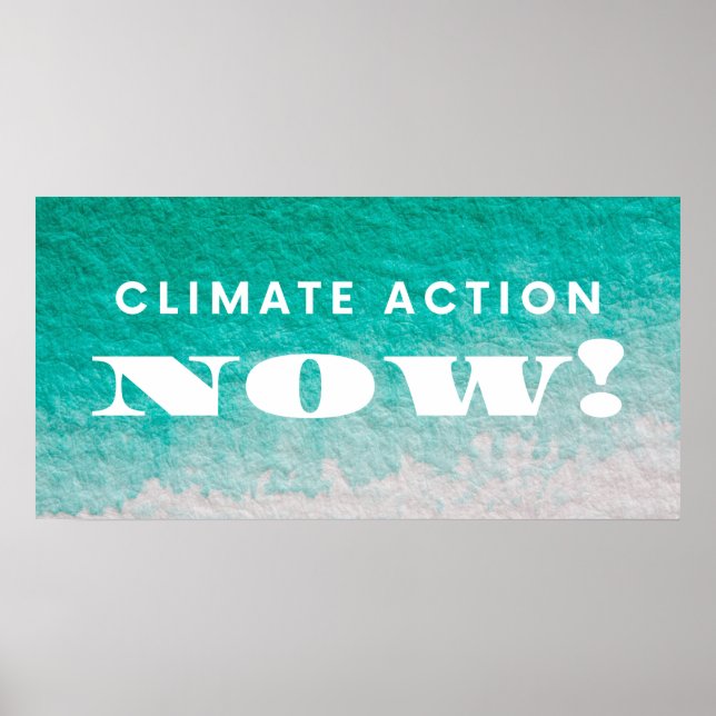 Klimapolitik jetzt poster (Vorne)