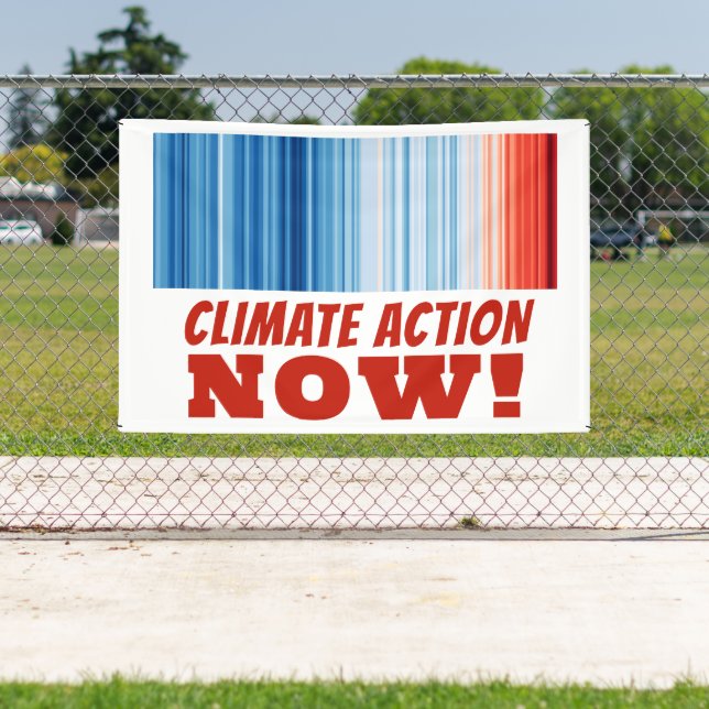 Klimapolitik jetzt! Rede für die Erde Banner (Insitu)
