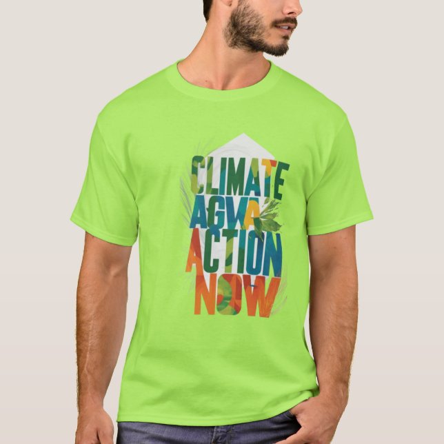 Klimapolitik jetzt T-Shirt (Vorderseite)