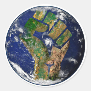 KlimaPower Runder Aufkleber