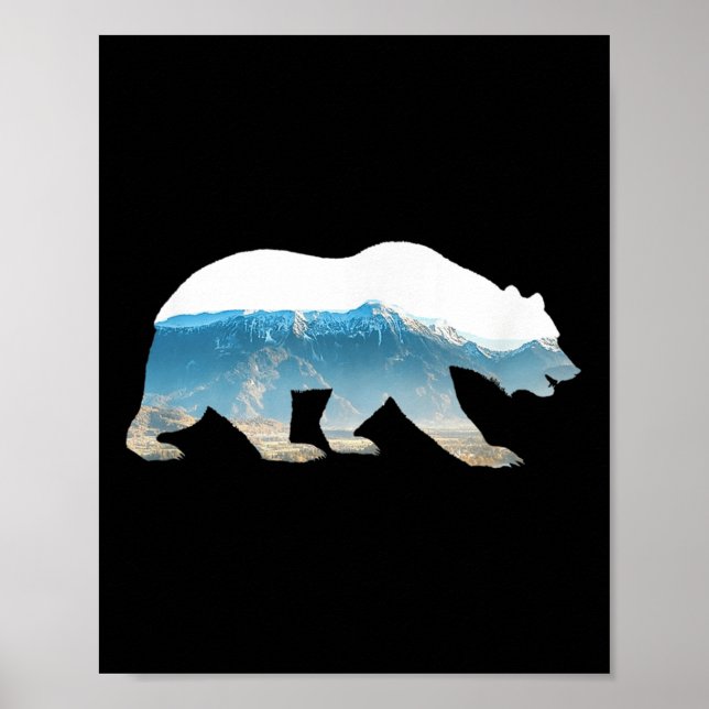 Klimaschutz-Bär Poster (Vorne)