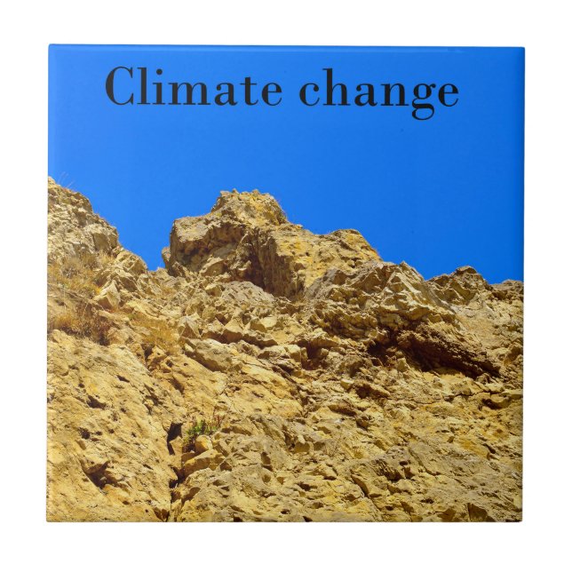 Klimaschutz Fliese (Vorderseite)