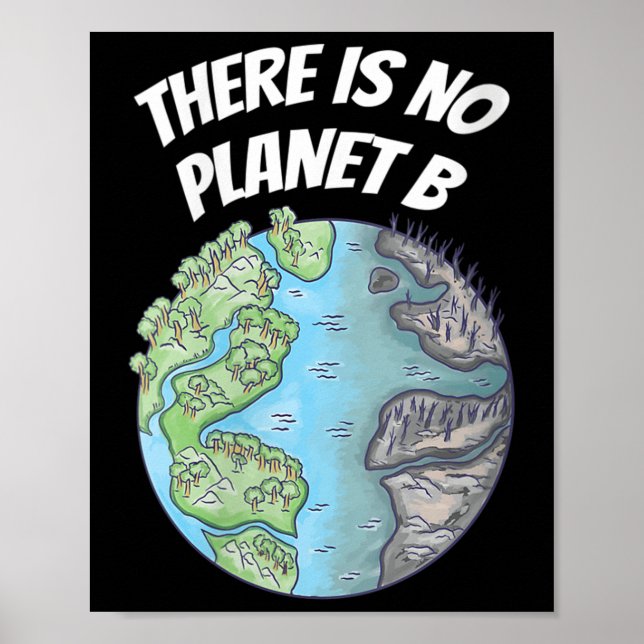 Klimaschutz für Frauen Poster (Vorne)