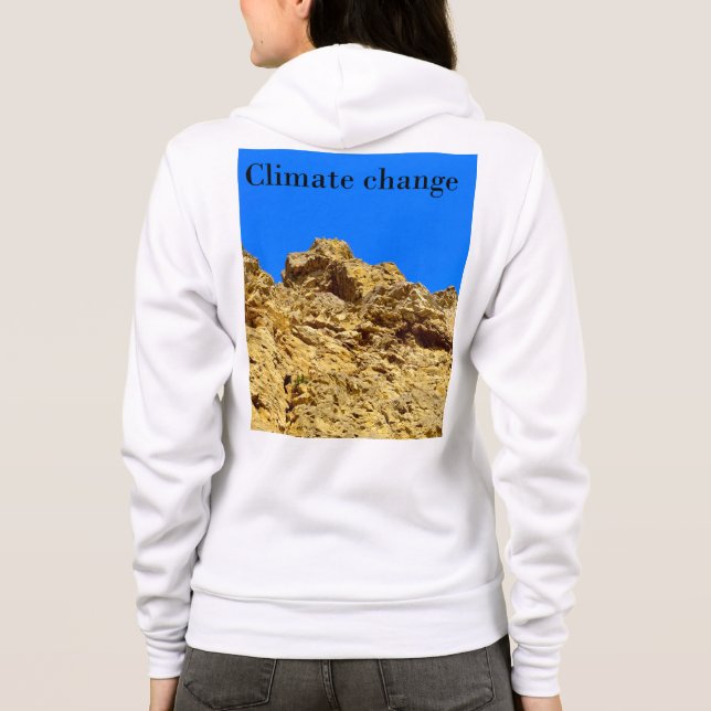 Klimaschutz Hoodie (Rückseite)
