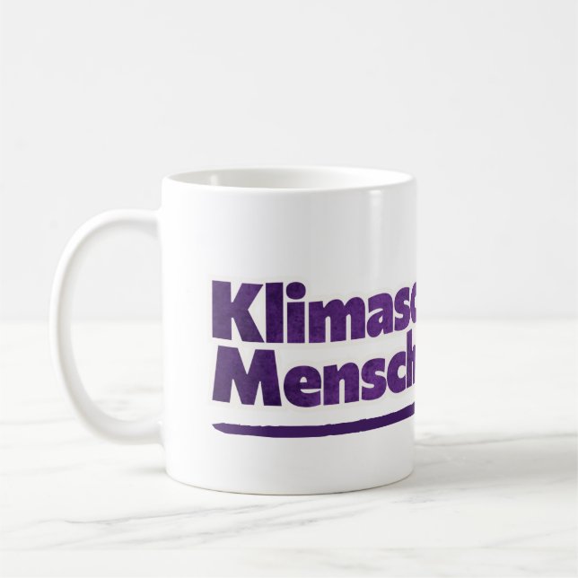 Klimaschutz Kaffeetasse (Links)