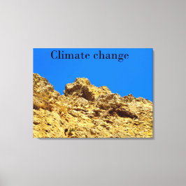 Klimaschutz Leinwanddruck