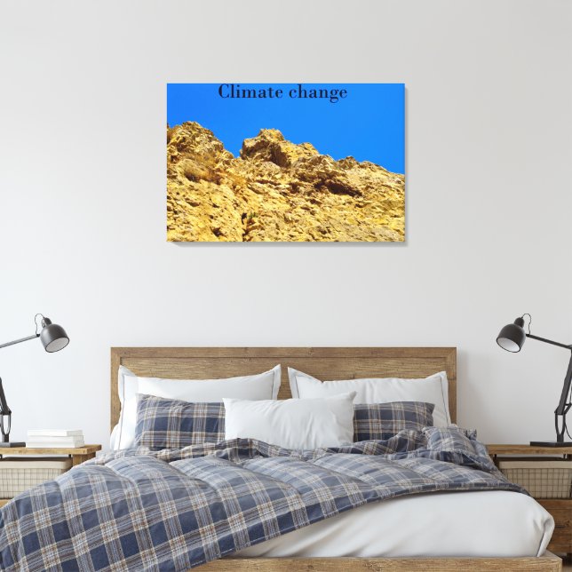 Klimaschutz Leinwanddruck (Insitu (Schlafzimmer))