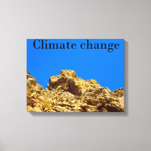 Klimaschutz Leinwanddruck