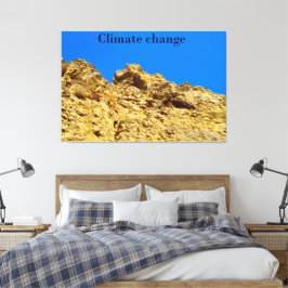 Klimaschutz Leinwanddruck