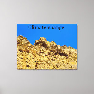 Klimaschutz Leinwanddruck